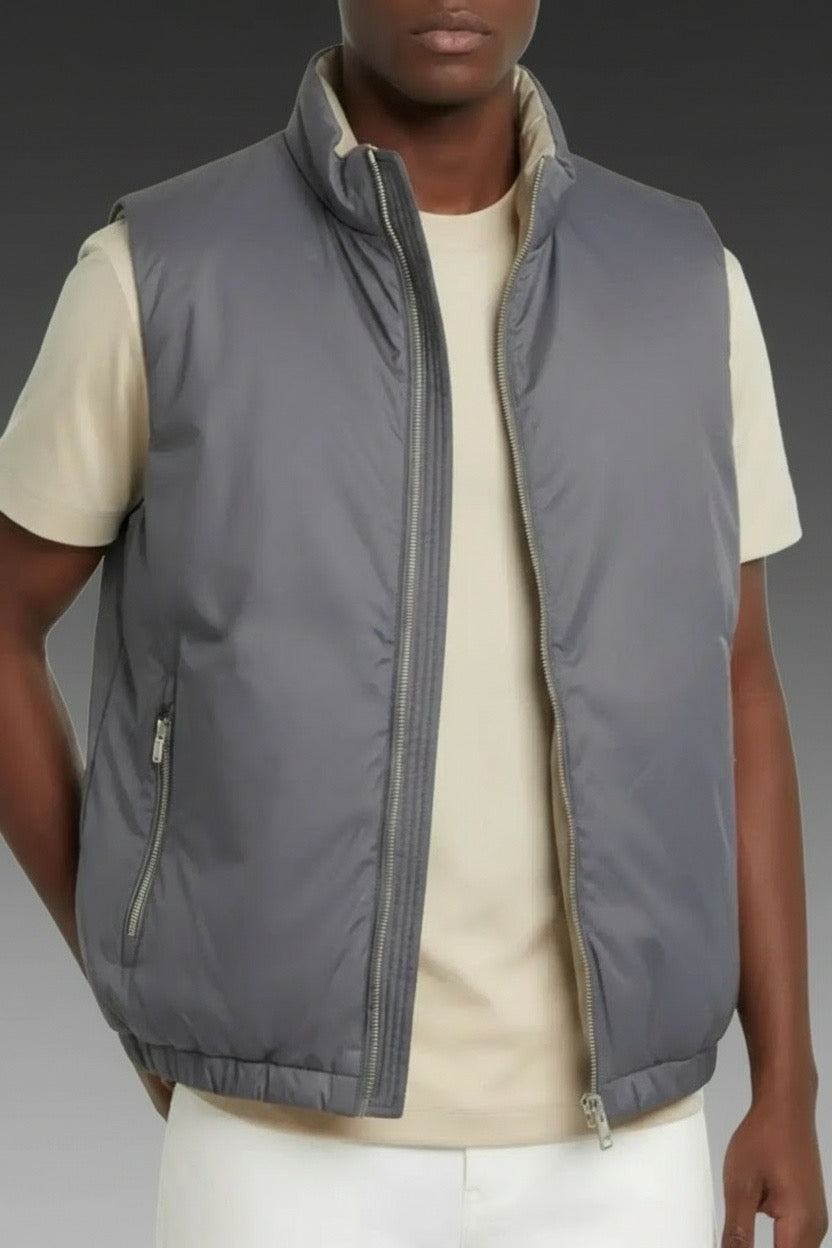 GREY DUAL BODYWARMER