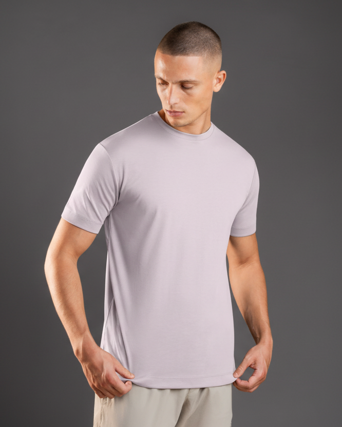 Essential Lux T-Shirt - Ash Rose