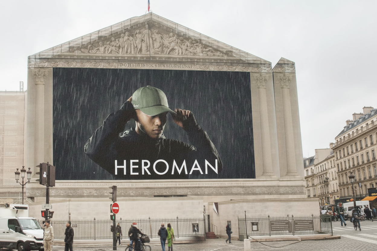 HEROMAN banner breed formaat